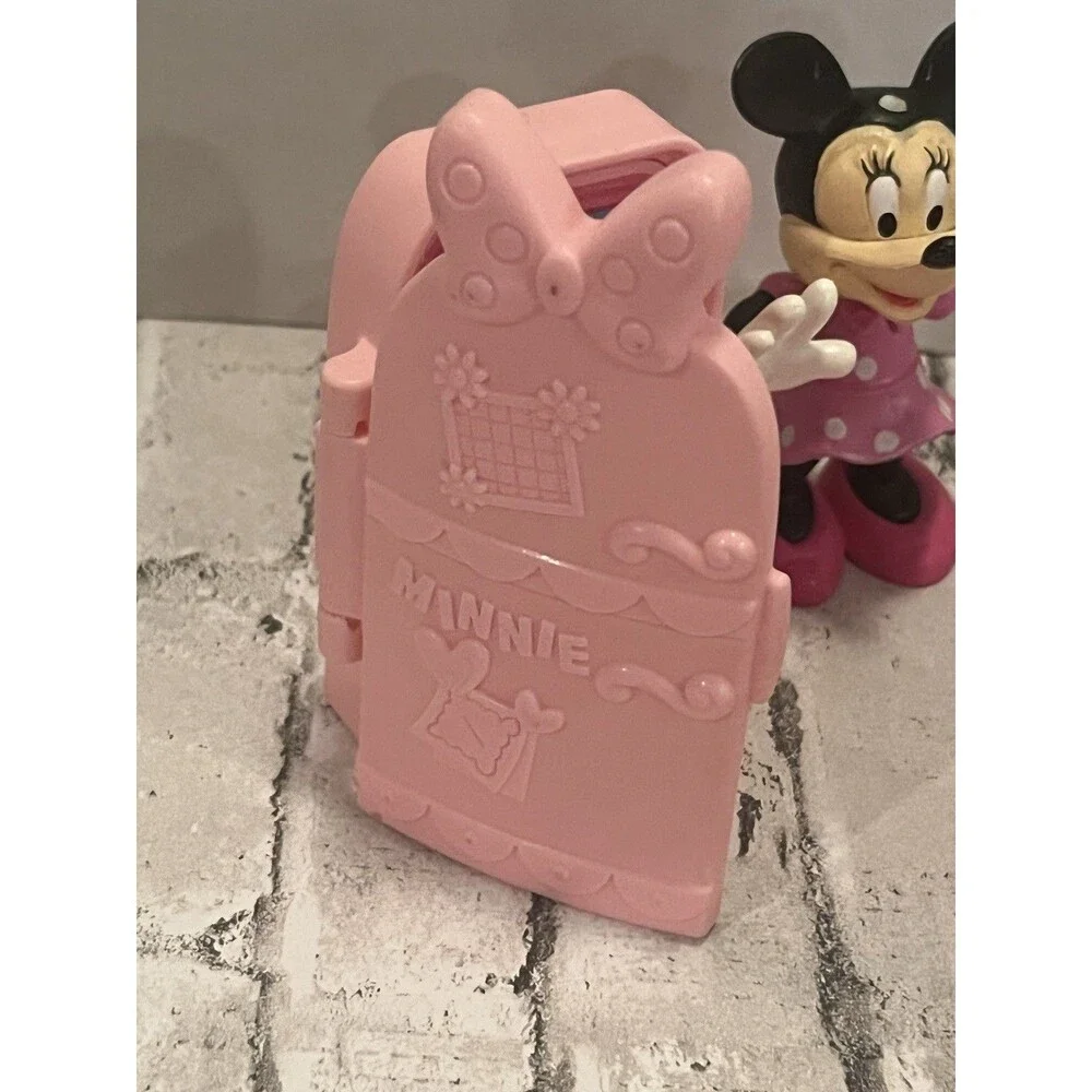 Minnie Mouse Bow Sweet Home Dollhouse Furniture Accessories Disney Toy Set Lot
